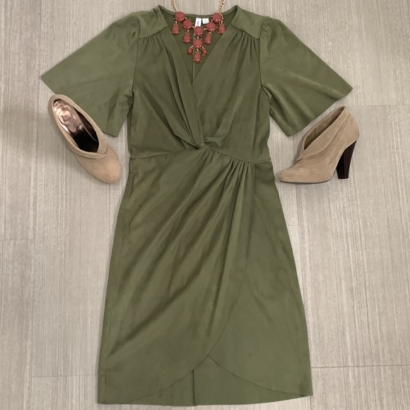 Kensie green suede pullover dress - Picture 7 of 13